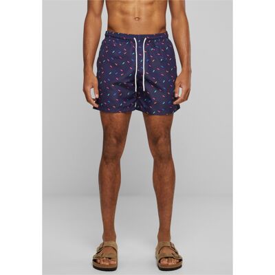 Urban Classics Sunglasses Pattern Swim Shorts Aop Modrá S Urban Classics Sunglasses Pattern Swim Shorts Aop Modrá S
