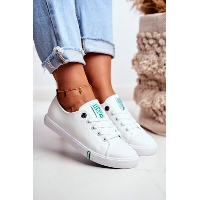 BIG STAR SHOES Dámske Kožené Tenisky Big Star Biela 37 BIG STAR SHOES Dámske Kožené Tenisky Big Star Biela 37