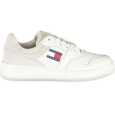 Tommy Hilfiger Suede Leather Sneaker Shoes Shoes Biela 36 Tommy Hilfiger Suede Leather Sneaker Shoes Shoes Biela 36