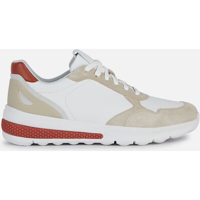 White Men'S Sneakers Geox Spherica Actif A - Men'S Šedá 44 White Men'S Sneakers Geox Spherica Actif A - Men'S Šedá 44