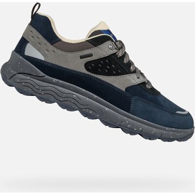Dark Blue Men'S Sneakers Geox Spherica 4x4 Abx - Men'S Modrá 43-46 Dark Blue Men'S Sneakers Geox Spherica 4x4 Abx - Men'S Modrá 43-46