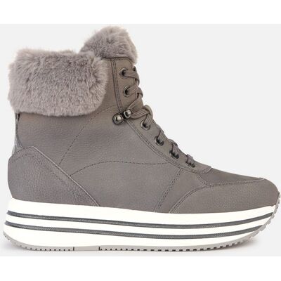 Grey Women'S Sneakers Geox Kency - Women'S Biela 38 Grey Women'S Sneakers Geox Kency - Women'S Biela 38