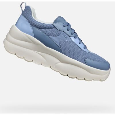 Light Blue Women'S Sneakers Geox Xtors - Women'S Šedá 37 Light Blue Women'S Sneakers Geox Xtors - Women'S Šedá 37