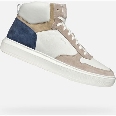 White Men'S Sneakers Geox Deiven - Men'S Šedá 42 White Men'S Sneakers Geox Deiven - Men'S Šedá 42