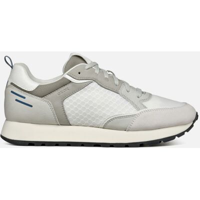 White Men'S Sneakers Geox Partenio - Men'S Šedá 44 White Men'S Sneakers Geox Partenio - Men'S Šedá 44