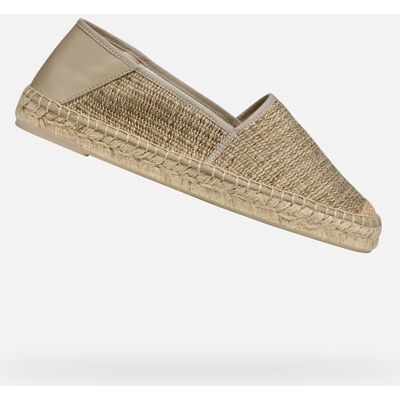Beige Women'S Espadrilles Geox Lampedusa - Women'S Krémová 37 Beige Women'S Espadrilles Geox Lampedusa - Women'S Krémová 37