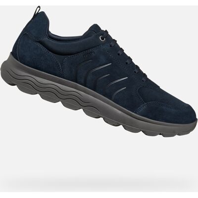 Blue Men'S Geox Spherica Sneakers - Mens Modrá 43-46 Blue Men'S Geox Spherica Sneakers - Mens Modrá 43-46