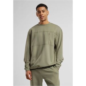Urban Classics Scuba Zip Pocket Crew Svetlozelená Kaki Xl Urban Classics Scuba Zip Pocket Crew Svetlozelená Kaki Xl