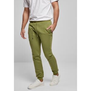 Pánske Tepláky Urban Classics New Olive Biela S Pánske Tepláky Urban Classics New Olive Biela S