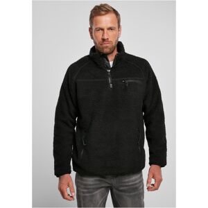 Men'S Sweatshirt Brandit Teddyfleece Troyer Čierna Xxl Men'S Sweatshirt Brandit Teddyfleece Troyer Čierna Xxl