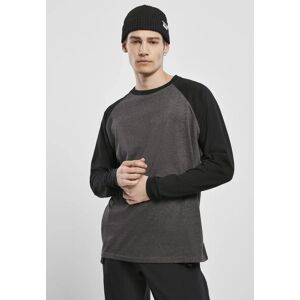 Urban Classics Raglan Contrast Ls Charcoal/black Šedá Xl Urban Classics Raglan Contrast Ls Charcoal/black Šedá Xl