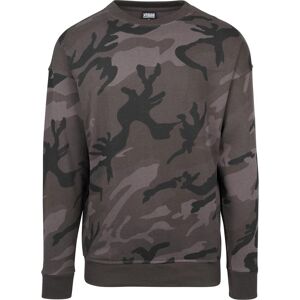 Urban Classics Camo Crewneck Dark Camouflage Čierna S Urban Classics Camo Crewneck Dark Camouflage Čierna S