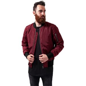 Urban Classics 2-Tone Bomber Jacket Burgundy/black Tmavočervená 5xl Urban Classics 2-Tone Bomber Jacket Burgundy/black Tmavočervená 5xl