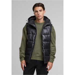 Urban Classics Men'S Quilted Vest With Hood Recycled Black Čierna Xxl Urban Classics Men'S Quilted Vest With Hood Recycled Black Čierna Xxl