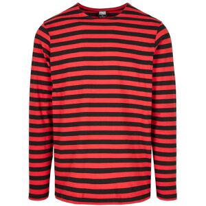 Urban Classics Regular Stripe Ls Burnt/bl Fuchsiová L Urban Classics Regular Stripe Ls Burnt/bl Fuchsiová L