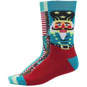 Urban Classics Christmas Socks Christmas Nutcracker - 3-Pack Multicolor Šedá 35-38 Urban Classics Christmas Socks Christmas Nutcracker - 3-Pack Multicolor Šedá 35-38