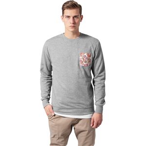 Urban Classics Šedá Mikina S Kontrastným Vreckom Šedá Xs Urban Classics Šedá Mikina S Kontrastným Vreckom Šedá Xs