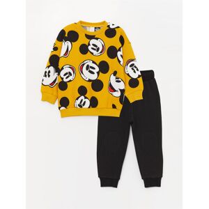 Súprava Pre Chlapčeka Lc Waikiki S Mickey Mouse Potlačou: Nohavice A Mikina S Okrúhlym Výstrihom, Balenie 2 Ks Biela 9–12 Months Súprava Pre Chlapčeka Lc Waikiki S Mickey Mouse Potlačou: Nohavice A Mikina S Okrúhlym Výstrihom, Balenie 2 Ks Biela 9–12 Months