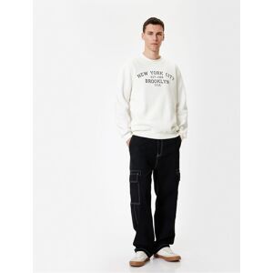 Koton Oversize Pocket Detailed Cotton Cargo Jeans Čierna 30 Koton Oversize Pocket Detailed Cotton Cargo Jeans Čierna 30