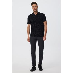 Lee Cooper Jaquard Men'S Polo Shirt Čierna S Lee Cooper Jaquard Men'S Polo Shirt Čierna S