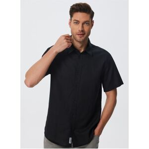 Lee Cooper Andre Men'S Woven Shirt Čierna S Lee Cooper Andre Men'S Woven Shirt Čierna S