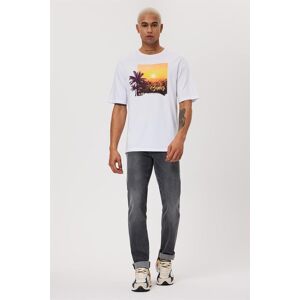 Lee Cooper Leo Men'S O-Neck T-Shirt Šedá S Lee Cooper Leo Men'S O-Neck T-Shirt Šedá S