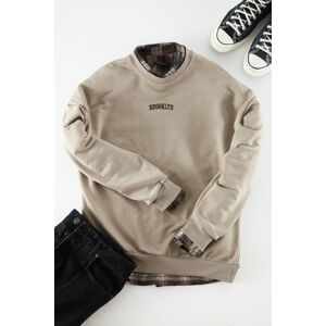 Trendyol Oversize/široký Strih Brooklyn City Vyšívaný Hrubý Bavlnený Sveter Vo Farbe Norka Krémová Xs Trendyol Oversize/široký Strih Brooklyn City Vyšívaný Hrubý Bavlnený Sveter Vo Farbe Norka Krémová Xs