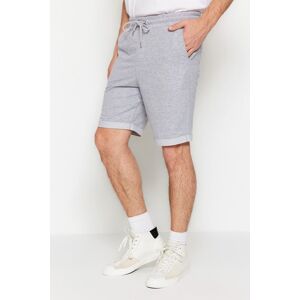 Trendyol Sivé Regular/normálne Fit Stredná Veľkosť Elastický Pás Šnurované Dvojité Manžetové Šortky Šedá Xs Trendyol Sivé Regular/normálne Fit Stredná Veľkosť Elastický Pás Šnurované Dvojité Manžetové Šortky Šedá Xs