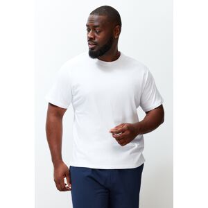 Pánske Tričko Trendyol Basic Biela 4xl Pánske Tričko Trendyol Basic Biela 4xl