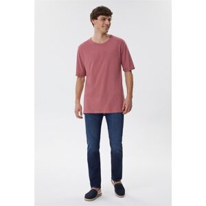 Lee Cooper Thomas Men'S O-Neck T-Shirt Tmavočervená L Lee Cooper Thomas Men'S O-Neck T-Shirt Tmavočervená L