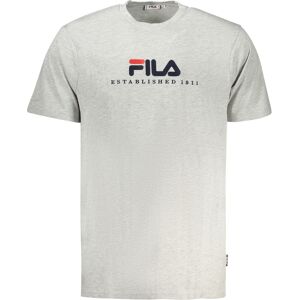 Pánske Tričko Fila S Krátkym Rukávom Šedá S Pánske Tričko Fila S Krátkym Rukávom Šedá S