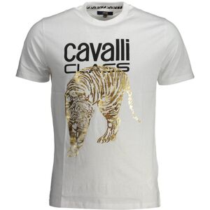 Cavalli Class Pánske Tričko S Krátkym Rukávom Čierna Xl Cavalli Class Pánske Tričko S Krátkym Rukávom Čierna Xl