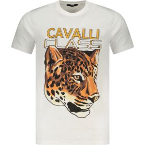 Cavalli Class Pánske Tričko S Krátkym Rukávom Biela Xxl Cavalli Class Pánske Tričko S Krátkym Rukávom Biela Xxl