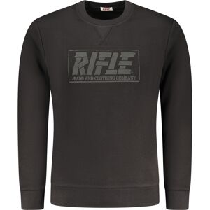 Rifle Men'S Black Zip-Up Sweatshirt Čierna Xxl Rifle Men'S Black Zip-Up Sweatshirt Čierna Xxl