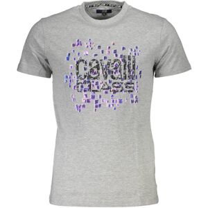 Cavalli Class Pánske Tričko S Krátkym Rukávom Šedá Xl Cavalli Class Pánske Tričko S Krátkym Rukávom Šedá Xl