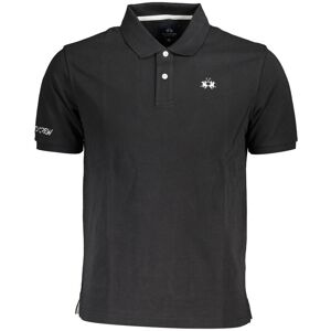 Pánske Čierne Polo Tričko La Martina Čierna L Pánske Čierne Polo Tričko La Martina Čierna L