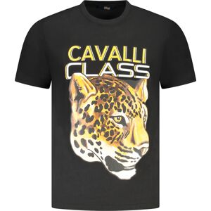 Cavalli Class Pánske Tričko S Krátkym Rukávom Čierna M Cavalli Class Pánske Tričko S Krátkym Rukávom Čierna M
