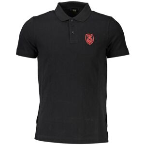 Čierne Pánske Polo Tričko Cavalli Class Čierna M Čierne Pánske Polo Tričko Cavalli Class Čierna M