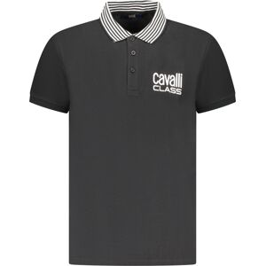 Čierne Pánske Polo Tričko Cavalli Class Čierna L Čierne Pánske Polo Tričko Cavalli Class Čierna L