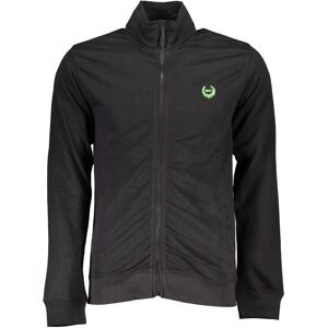 GIAN MARCO VENTURI Pánska Čierna Mikina Na Zips Čierna Xl GIAN MARCO VENTURI Pánska Čierna Mikina Na Zips Čierna Xl