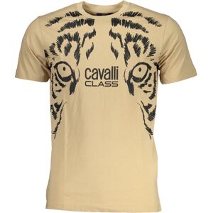 Pánske Tričko Cavalli Class Béžové Čierna Xl Pánske Tričko Cavalli Class Béžové Čierna Xl