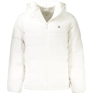 Calvin Klein Biela Zimná Prešívaná Bunda Xl Calvin Klein Biela Zimná Prešívaná Bunda Xl