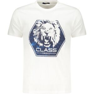 Cavalli Class Pánske Tričko S Krátkym Rukávom Biela Xxl Cavalli Class Pánske Tričko S Krátkym Rukávom Biela Xxl