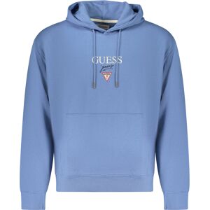 GUESS JEANS Modrá Mikina Guess S Kapucňou Xxl GUESS JEANS Modrá Mikina Guess S Kapucňou Xxl