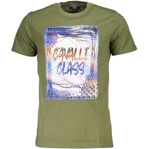 Cavalli Class Zelené Tričko S Krátkym Rukávom Kaki Xxl Cavalli Class Zelené Tričko S Krátkym Rukávom Kaki Xxl