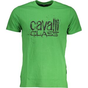 Zelené Pánske Tričko Cavalli Class Zelená Xl Zelené Pánske Tričko Cavalli Class Zelená Xl