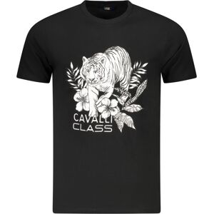 Cavalli Class Pánske Tričko S Krátkym Rukávom Čierna Xxl Cavalli Class Pánske Tričko S Krátkym Rukávom Čierna Xxl