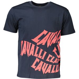 Cavalli Class Tričko S Krátkym Rukávom Modrá Xl Cavalli Class Tričko S Krátkym Rukávom Modrá Xl