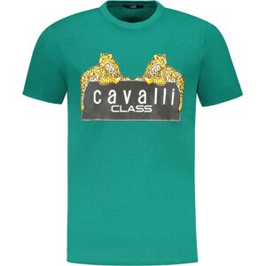 Cavalli Class Pánske Tričko S Krátkym Rukávom Zelená Xxl Cavalli Class Pánske Tričko S Krátkym Rukávom Zelená Xxl