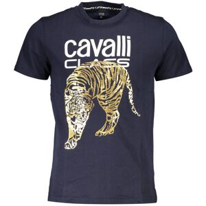Cavalli Class Pánske Tričko S Krátkym Rukávom Modrá Xl Cavalli Class Pánske Tričko S Krátkym Rukávom Modrá Xl